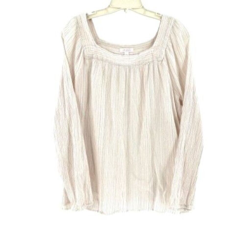 LC Lauren Conrad Cream Blouse
